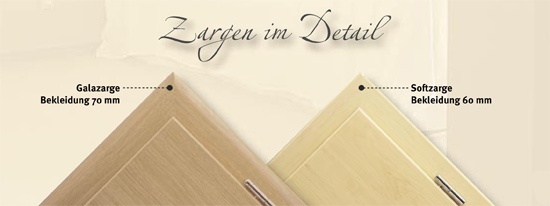 Zargen im Detail