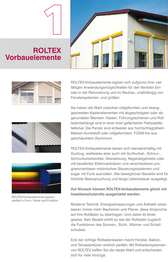 Vorbauelemente